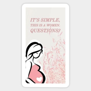 A real women Sticker